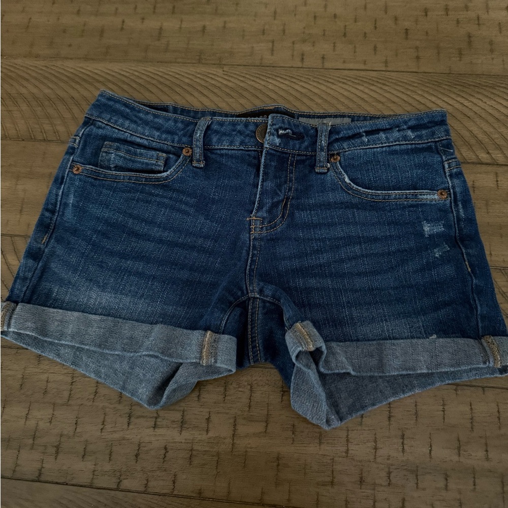 Aeropostale Blue Jean Shorts Casual Summer Style
